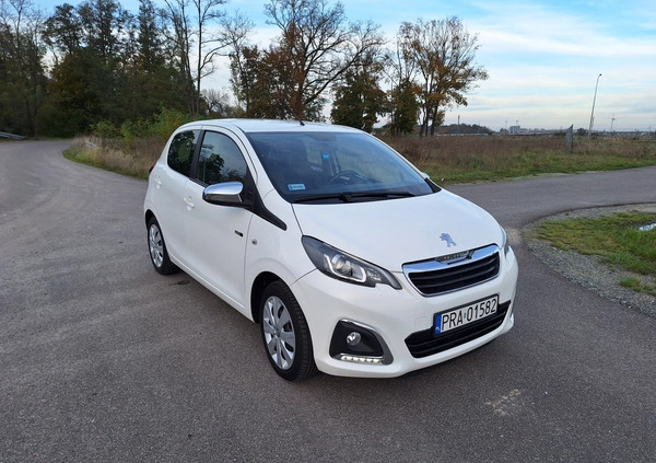 Peugeot 108 cena 27900 przebieg: 39800, rok produkcji 2016 z Rawicz małe 277